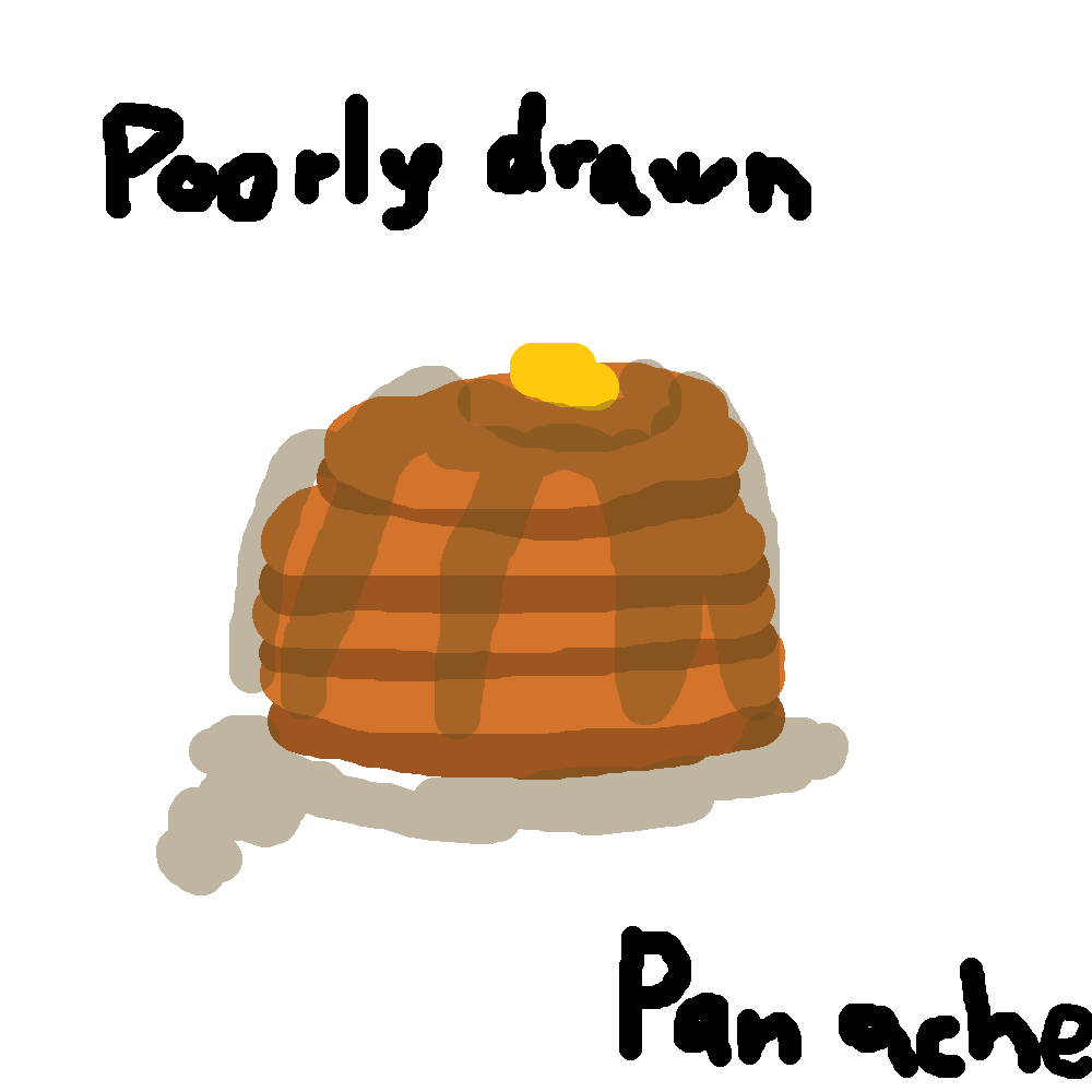 a poorly drawn pan ache